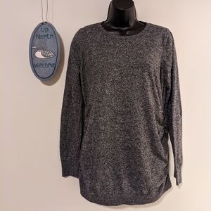 Grey maternity sweater